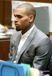 Singer Chris Brown 